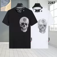 Cheap Philipp Plein PP T-Shirts Short Sleeved For Men #1363730 Replica Wholesale [$27.00 USD] [ITEM#1363730] on Replica Philipp Plein PP T-Shirts