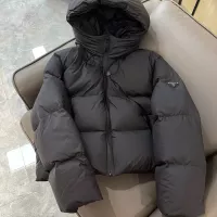 Cheap Prada Down Feather Coat Long Sleeved For Women #1363757 Replica Wholesale [$225.00 USD] [ITEM#1363757] on Replica Prada Down Feather Coat
