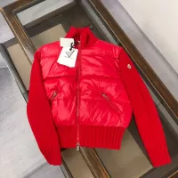 Cheap Moncler Down Feather Coat Long Sleeved For Women #1363958 Replica Wholesale [$132.00 USD] [ITEM#1363958] on Replica Moncler Down Feather Coat