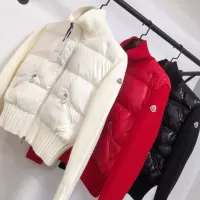 Cheap Moncler Down Feather Coat Long Sleeved For Women #1363958 Replica Wholesale [$132.00 USD] [ITEM#1363958] on Replica Moncler Down Feather Coat