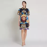Cheap Hermes Dresses Short Sleeved For Women #1364110 Replica Wholesale [$64.00 USD] [ITEM#1364110] on Replica Hermes Dresses