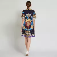 Cheap Hermes Dresses Short Sleeved For Women #1364110 Replica Wholesale [$64.00 USD] [ITEM#1364110] on Replica Hermes Dresses