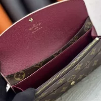 Cheap Louis Vuitton LV Wallets In Burgundy #1364200 Replica Wholesale [$34.00 USD] [ITEM#1364200] on Replica Louis Vuitton LV Wallets