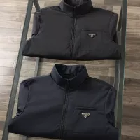 Cheap Prada Jackets Long Sleeved For Men #1364322 Replica Wholesale [$92.00 USD] [ITEM#1364322] on Replica Prada Jackets