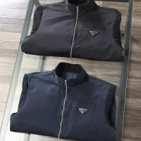 Cheap Prada Jackets Long Sleeved For Men #1364326 Replica Wholesale [$92.00 USD] [ITEM#1364326] on Replica Prada Jackets