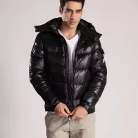 Cheap Moncler Down Feather Coat Long Sleeved For Men #1364351 Replica Wholesale [$108.00 USD] [ITEM#1364351] on Replica Moncler Down Feather Coat