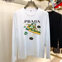 Cheap Prada T-Shirts Long Sleeved For Unisex #1364526 Replica Wholesale [$34.00 USD] [ITEM#1364526] on Replica Prada T-Shirts