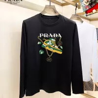 Cheap Prada T-Shirts Long Sleeved For Unisex #1364527 Replica Wholesale [$34.00 USD] [ITEM#1364527] on Replica Prada T-Shirts