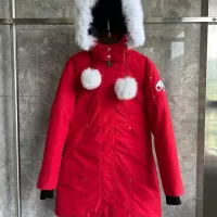 Cheap Moose Knuckles Down Feather Coat Long Sleeved For Women #1364600 Replica Wholesale [$195.00 USD] [ITEM#1364600] on Replica Moose Knuckles Down Feather Coat