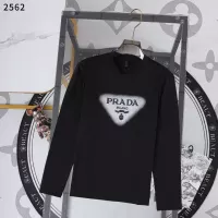 Cheap Prada T-Shirts Long Sleeved For Men #1364820 Replica Wholesale [$38.00 USD] [ITEM#1364820] on Replica Prada T-Shirts