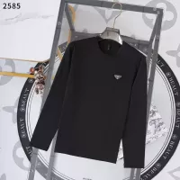 Cheap Prada T-Shirts Long Sleeved For Men #1364866 Replica Wholesale [$38.00 USD] [ITEM#1364866] on Replica Prada T-Shirts