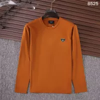 Cheap Prada T-Shirts Long Sleeved For Men #1364893 Replica Wholesale [$38.00 USD] [ITEM#1364893] on Replica Prada T-Shirts