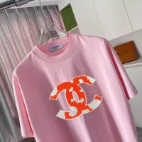 Cheap Chanel T-Shirts Short Sleeved For Unisex #1365338 Replica Wholesale [$42.00 USD] [ITEM#1365338] on Replica Chanel T-Shirts