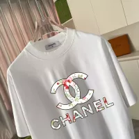 Cheap Chanel T-Shirts Short Sleeved For Unisex #1365346 Replica Wholesale [$42.00 USD] [ITEM#1365346] on Replica Chanel T-Shirts