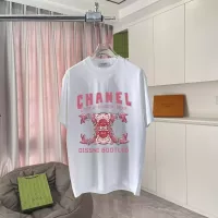 Cheap Chanel T-Shirts Short Sleeved For Unisex #1365350 Replica Wholesale [$42.00 USD] [ITEM#1365350] on Replica Chanel T-Shirts