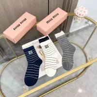 Cheap MIU MIU Socks #1365594 Replica Wholesale [$32.00 USD] [ITEM#1365594] on Replica MIU MIU Socks