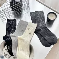 Cheap Chrome Hearts Socks #1365598 Replica Wholesale [$38.00 USD] [ITEM#1365598] on Replica Chrome Hearts Socks