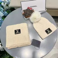 Cheap Louis Vuitton LV Hat and Scarf Set #1365665 Replica Wholesale [$64.00 USD] [ITEM#1365665] on Replica Louis Vuitton LV Hat and Scarf and Glove Set