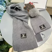 Cheap Louis Vuitton LV Hat and Scarf Set #1365666 Replica Wholesale [$64.00 USD] [ITEM#1365666] on Replica Louis Vuitton LV Hat and Scarf and Glove Set