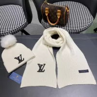 Cheap Louis Vuitton LV Hat and Scarf Set #1365690 Replica Wholesale [$64.00 USD] [ITEM#1365690] on Replica Louis Vuitton LV Hat and Scarf and Glove Set