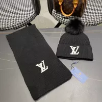 Cheap Louis Vuitton LV Hat and Scarf Set #1365691 Replica Wholesale [$64.00 USD] [ITEM#1365691] on Replica Louis Vuitton LV Hat and Scarf and Glove Set