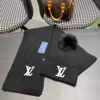 Cheap Louis Vuitton LV Hat and Scarf Set #1365691 Replica Wholesale [$64.00 USD] [ITEM#1365691] on Replica Louis Vuitton LV Hat and Scarf and Glove Set