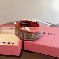 Cheap MIU MIU Headband For Women #1365729 Replica Wholesale [$27.00 USD] [ITEM#1365729] on Replica MIU MIU Headband