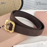 Cheap MIU MIU AAA Quality Belts For Unisex #1365744 Replica Wholesale [$48.00 USD] [ITEM#1365744] on Replica MIU MIU AAA Quality Belts