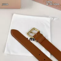 Cheap MIU MIU AAA Quality Belts For Unisex #1365750 Replica Wholesale [$48.00 USD] [ITEM#1365750] on Replica MIU MIU AAA Quality Belts