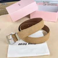 Cheap MIU MIU AAA Quality Belts For Unisex #1365759 Replica Wholesale [$52.00 USD] [ITEM#1365759] on Replica MIU MIU AAA Quality Belts