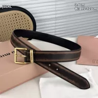 Cheap MIU MIU AAA Quality Belts For Unisex #1365761 Replica Wholesale [$52.00 USD] [ITEM#1365761] on Replica MIU MIU AAA Quality Belts