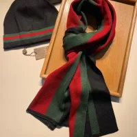 Cheap Gucci Hat and Scarf Set #1365916 Replica Wholesale [$48.00 USD] [ITEM#1365916] on Replica Gucci Hat and Scarf and Glove Set