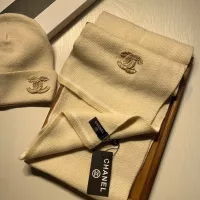 Cheap Chanel Hat and Scarf Set #1365917 Replica Wholesale [$52.00 USD] [ITEM#1365917] on Replica Chanel Hat and Scarf and Glove Set
