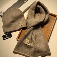 Cheap Chanel Hat and Scarf Set #1365918 Replica Wholesale [$52.00 USD] [ITEM#1365918] on Replica Chanel Hat and Scarf and Glove Set