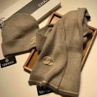 Cheap Chanel Hat and Scarf Set #1365918 Replica Wholesale [$52.00 USD] [ITEM#1365918] on Replica Chanel Hat and Scarf and Glove Set