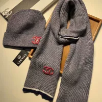 Cheap Chanel Hat and Scarf Set #1365920 Replica Wholesale [$52.00 USD] [ITEM#1365920] on Replica Chanel Hat and Scarf and Glove Set