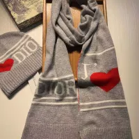 Cheap Christian Dior Hat and Scarf Set #1365934 Replica Wholesale [$52.00 USD] [ITEM#1365934] on Replica Christian Dior Hat and Scarf and Glove Set