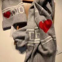 Cheap Christian Dior Hat and Scarf Set #1365934 Replica Wholesale [$52.00 USD] [ITEM#1365934] on Replica Christian Dior Hat and Scarf and Glove Set