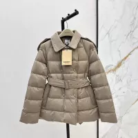 Cheap Burberry Down Feather Coat Long Sleeved For Women #1366313 Replica Wholesale [$235.00 USD] [ITEM#1366313] on Replica Burberry Down Feather Coat