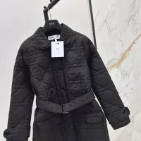 Cheap Christian Dior Down Feather Coat Long Sleeved For Women #1366317 Replica Wholesale [$145.00 USD] [ITEM#1366317] on Replica Christian Dior Down Feather Coat