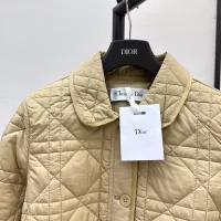 Cheap Christian Dior Down Feather Coat Long Sleeved For Women #1366318 Replica Wholesale [$145.00 USD] [ITEM#1366318] on Replica Christian Dior Down Feather Coat