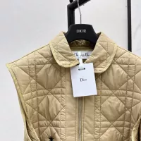 Cheap Christian Dior Down Feather Coat Sleeveless For Women #1366319 Replica Wholesale [$128.00 USD] [ITEM#1366319] on Replica Christian Dior Down Feather Coat