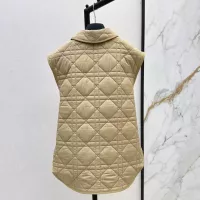 Cheap Christian Dior Down Feather Coat Sleeveless For Women #1366319 Replica Wholesale [$128.00 USD] [ITEM#1366319] on Replica Christian Dior Down Feather Coat