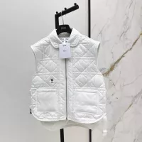 Cheap Christian Dior Down Feather Coat Sleeveless For Women #1366320 Replica Wholesale [$128.00 USD] [ITEM#1366320] on Replica Christian Dior Down Feather Coat