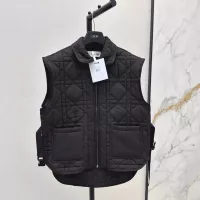 Cheap Christian Dior Down Feather Coat Sleeveless For Women #1366321 Replica Wholesale [$128.00 USD] [ITEM#1366321] on Replica Christian Dior Down Feather Coat