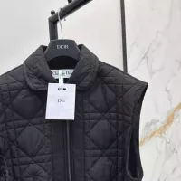 Cheap Christian Dior Down Feather Coat Sleeveless For Women #1366321 Replica Wholesale [$128.00 USD] [ITEM#1366321] on Replica Christian Dior Down Feather Coat