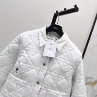 Cheap Christian Dior Down Feather Coat Long Sleeved For Women #1366322 Replica Wholesale [$135.00 USD] [ITEM#1366322] on Replica Christian Dior Down Feather Coat