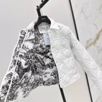 Cheap Christian Dior Down Feather Coat Long Sleeved For Women #1366322 Replica Wholesale [$135.00 USD] [ITEM#1366322] on Replica Christian Dior Down Feather Coat
