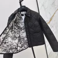 Cheap Christian Dior Down Feather Coat Long Sleeved For Women #1366323 Replica Wholesale [$135.00 USD] [ITEM#1366323] on Replica Christian Dior Down Feather Coat