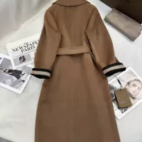 Cheap Burberry Coats Long Sleeved For Women #1366335 Replica Wholesale [$297.52 USD] [ITEM#1366335] on Replica Burberry Coats
